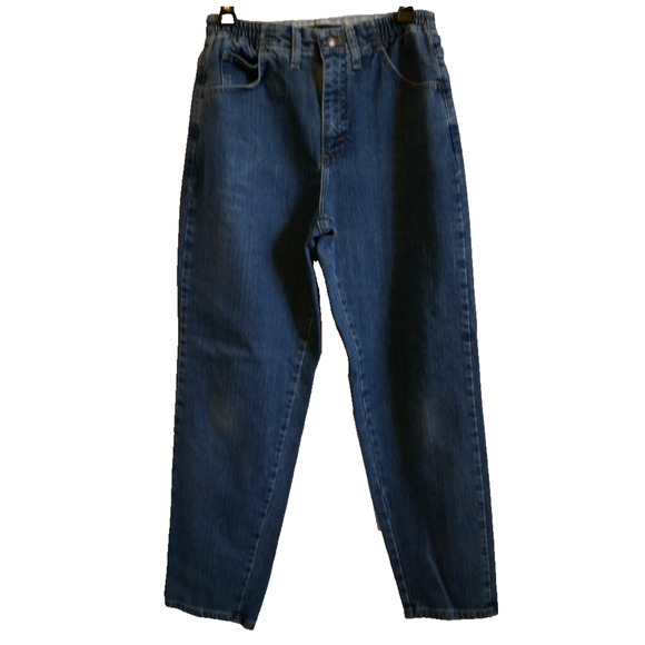 Lee Jeans Relaxed Fit Womens 4P Blue Side Elastic Bare Back 26 x 28 - Picture 1 of 8